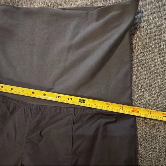 XCVI Wearables Tiered Crop Palazzo Pants Sz Small Gray EUC - Picture 5 of 7